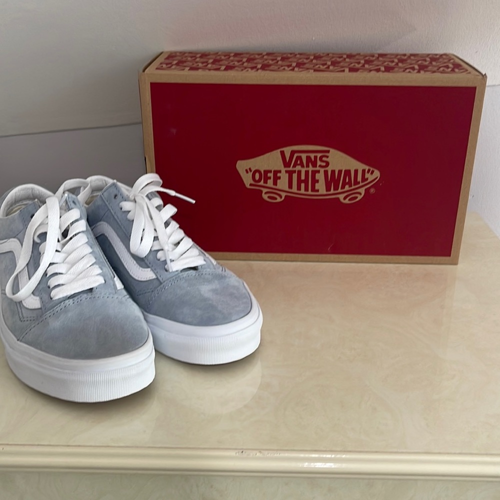 Brand New blue fog color Old Skool Vans